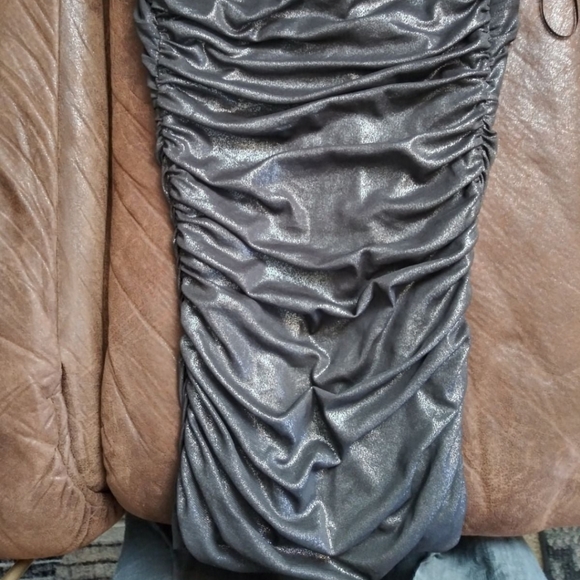 Express Ruched Tube Top - Picture 2 of 5